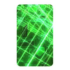 Futuristic Background Laser Green Memory Card Reader (Rectangular)