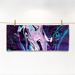 Color Acrylic Paint Art Painting Hand Towel by Pakrebo