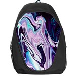 Color Acrylic Paint Art Painting Backpack Bag Front