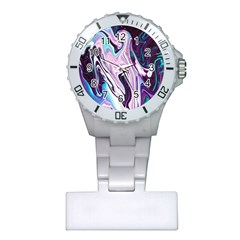 Color Acrylic Paint Art Painting Plastic Nurses Watch