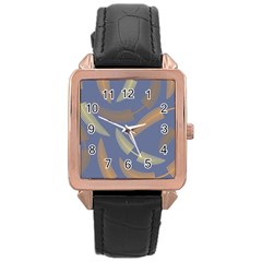 Background Non Seamless Pattern Rose Gold Leather Watch  by Pakrebo