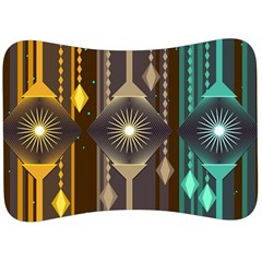 Background Colors Abstract Velour Seat Head Rest Cushion by Pakrebo