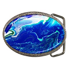 Paint Acrylic Paint Art Painting Blue Belt Buckles by Pakrebo