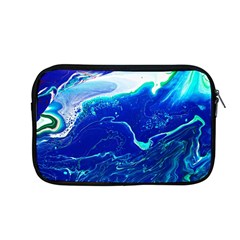 Paint Acrylic Paint Art Painting Blue Apple Macbook Pro 13  Zipper Case by Pakrebo