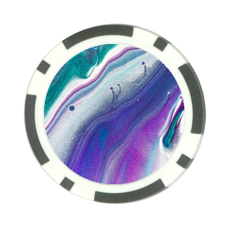 Color Acrylic Paint Art Painting Poker Chip Card Guard