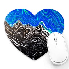 Paint Acrylic Paint Art Colorful Heart Mousepads by Pakrebo