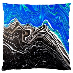 Paint Acrylic Paint Art Colorful Standard Flano Cushion Case (one Side) by Pakrebo