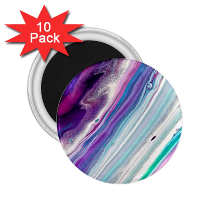 Color Acrylic Paint Art Painting 2.25  Magnets (10 pack) 