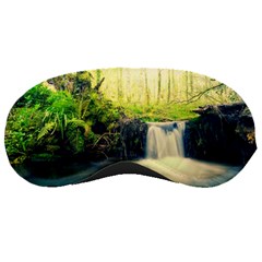 Waterfall River Nature Forest Sleeping Mask by Pakrebo