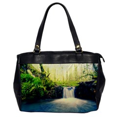 Waterfall River Nature Forest Oversize Office Handbag by Pakrebo