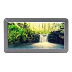 Waterfall River Nature Forest Memory Card Reader (mini) by Pakrebo