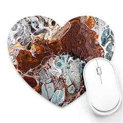 Paint Acrylic Paint Art Colorful Heart Mousepads by Pakrebo