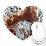 Paint Acrylic Paint Art Colorful Heart Mousepads Front