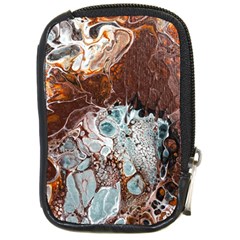 Paint Acrylic Paint Art Colorful Compact Camera Leather Case by Pakrebo