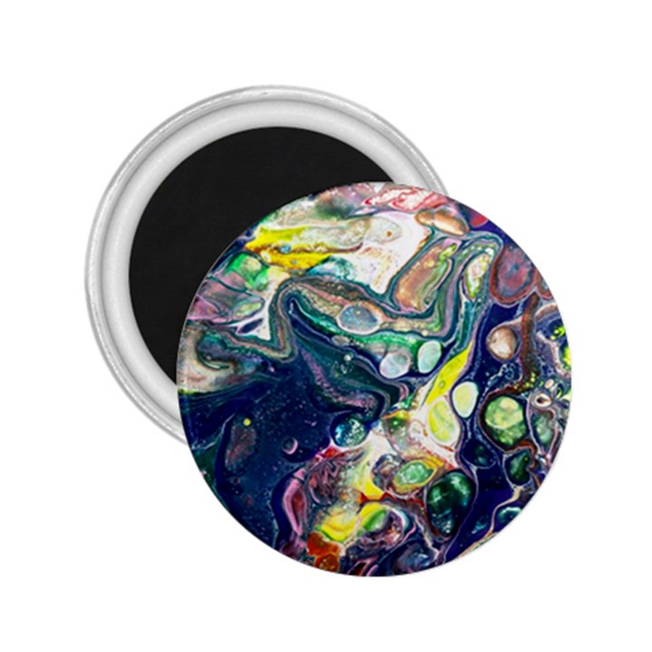 Paint Acrylic Paint Art Colorful 2.25  Magnets