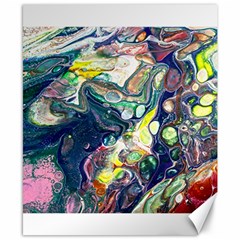 Paint Acrylic Paint Art Colorful Canvas 8  X 10  by Pakrebo