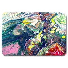 Paint Acrylic Paint Art Colorful Large Doormat 