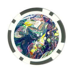 Paint Acrylic Paint Art Colorful Poker Chip Card Guard by Pakrebo