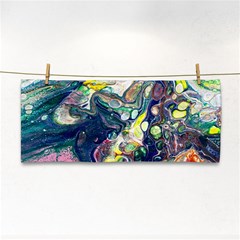 Paint Acrylic Paint Art Colorful Hand Towel by Pakrebo