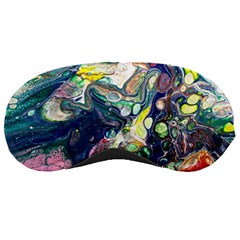 Paint Acrylic Paint Art Colorful Sleeping Mask by Pakrebo