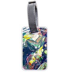 Paint Acrylic Paint Art Colorful Luggage Tag (one Side)