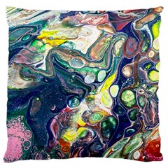 Paint Acrylic Paint Art Colorful Large Cushion Case (one Side) by Pakrebo