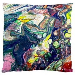 Paint Acrylic Paint Art Colorful Standard Flano Cushion Case (one Side) by Pakrebo