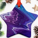 Color Acrylic Paint Art Painting Art Star Ornament (Two Sides) Front