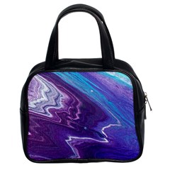 Color Acrylic Paint Art Painting Art Classic Handbag (Two Sides)