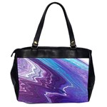 Color Acrylic Paint Art Painting Art Oversize Office Handbag (2 Sides) Back