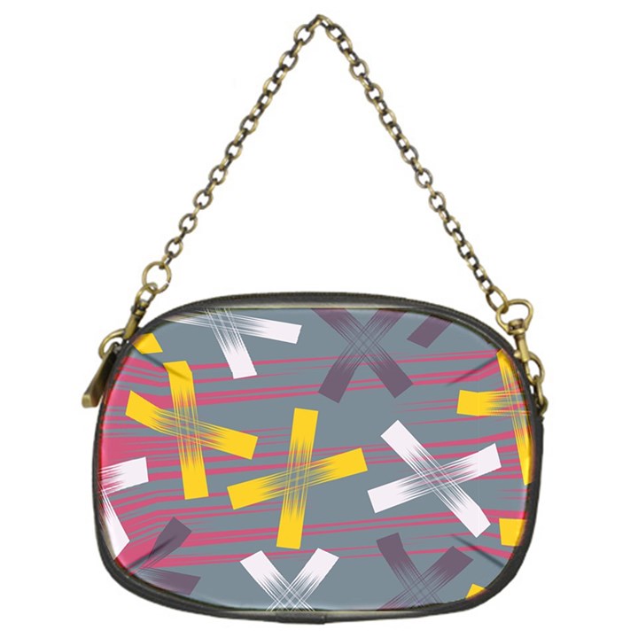 Background Abstract Non Seamless Chain Purse (One Side)