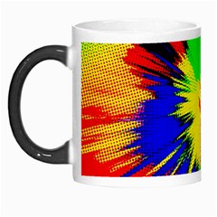 Color Halftone Grid Raster Image Morph Mugs by Pakrebo