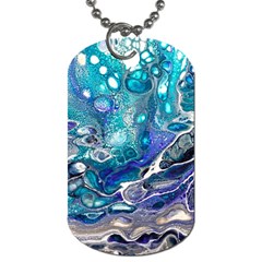 Paint Acrylic Paint Art Colorful Dog Tag (One Side)