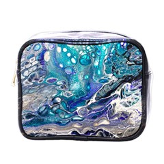 Paint Acrylic Paint Art Colorful Mini Toiletries Bag (One Side)