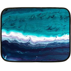 Color Acrylic Paint Art Painting Double Sided Fleece Blanket (mini)  by Pakrebo