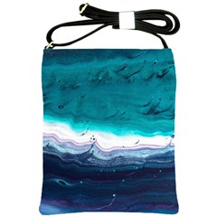 Color Acrylic Paint Art Painting Shoulder Sling Bag by Pakrebo