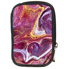 Paint Acrylic Paint Art Colorful Compact Camera Leather Case by Pakrebo