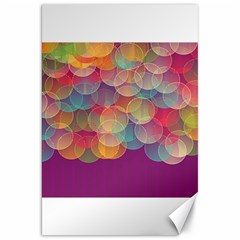 Background Circles Abstract Canvas 20  X 30 