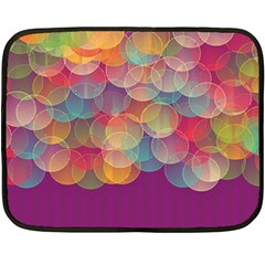 Background Circles Abstract Fleece Blanket (mini) by Pakrebo