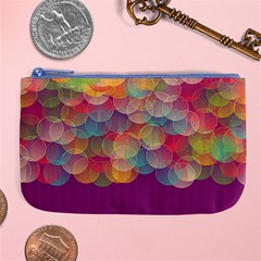 Background Circles Abstract Large Coin Purse by Pakrebo