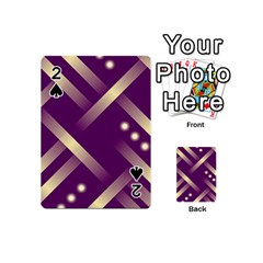 Background Non Seamless Pattern Playing Cards 54 Designs (mini) by Pakrebo