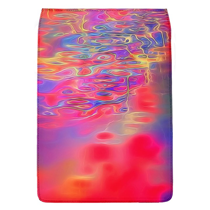 Purple Red Abstract Pool Removable Flap Cover (L)