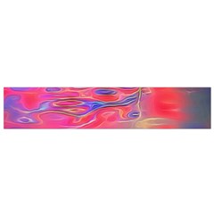 Purple Red Abstract Pool Small Flano Scarf by bloomingvinedesign