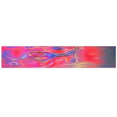 Purple Red Abstract Pool Large Flano Scarf  by bloomingvinedesign