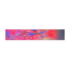 Purple Red Abstract Pool Flano Scarf (mini) by bloomingvinedesign