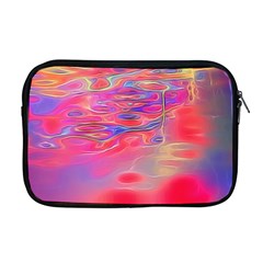 Purple Red Abstract Pool Apple Macbook Pro 17  Zipper Case by bloomingvinedesign