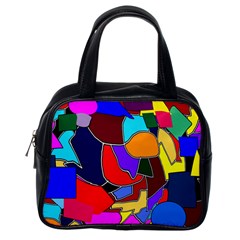 Crazycolorabstract Classic Handbag (One Side)