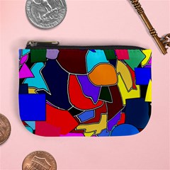 Crazycolorabstract Mini Coin Purse