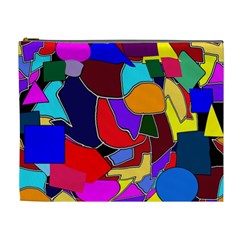 Crazycolorabstract Cosmetic Bag (XL)