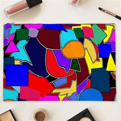 Crazycolorabstract Cosmetic Bag (XXL)